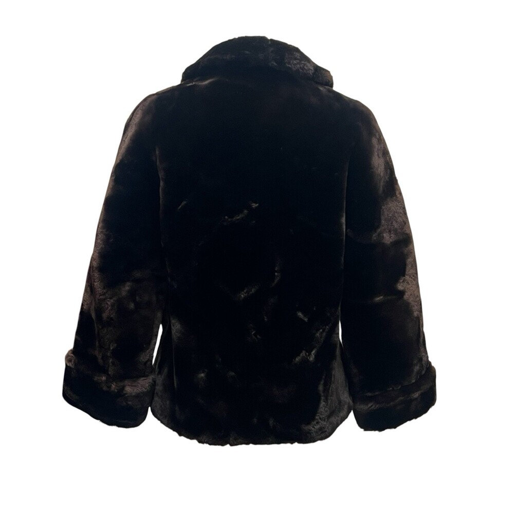 Vintage 50's Fur Coat Master Furriers Duluth Dark Brown Fits Size Small 6 Jacket - Picture 8 of 16
